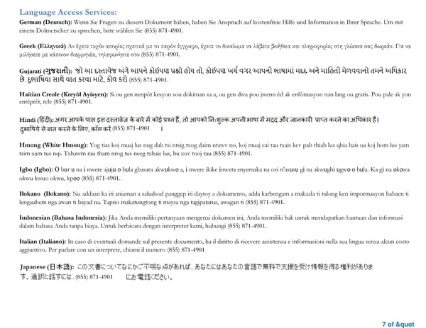 Summary of Benefits and Coverage: Retiree Over Age 65/Medicare Disabled Non EGWP Health Plan CMM - Page 7