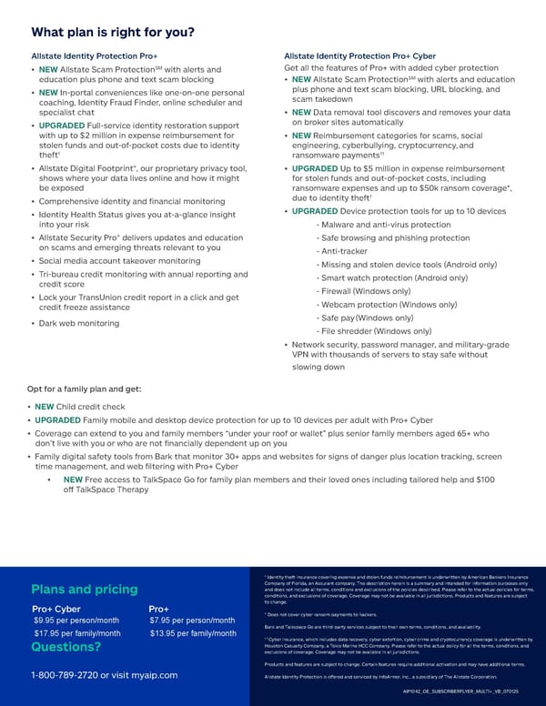 New Identity Protection Plan - Pro+Cyber - Page 2
