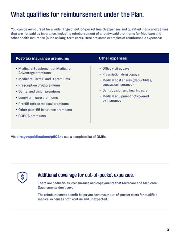 Depauw University VEBA Retiree Healthcare Savings Plan Guide - Page 3