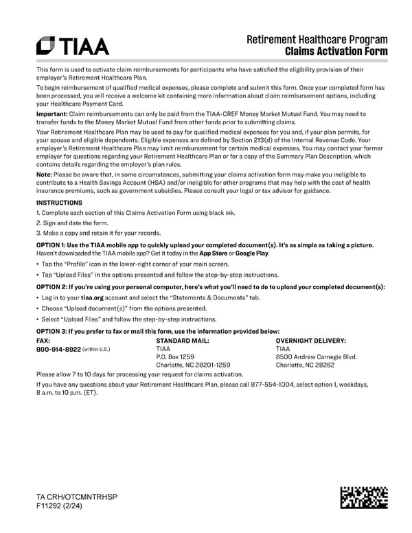 Depauw University VEBA Retiree Healthcare Savings Plan Guide - Page 10