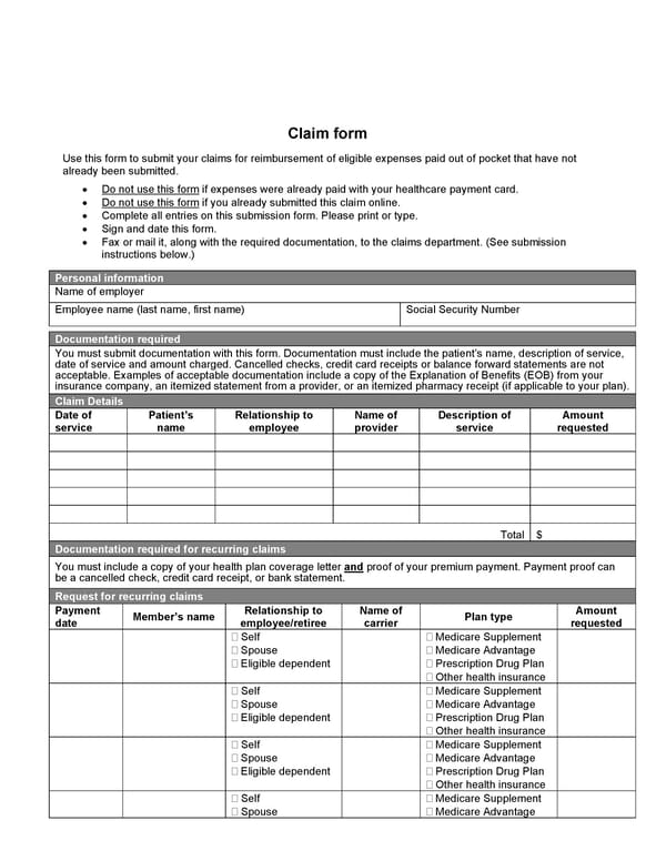 Depauw University VEBA Retiree Healthcare Savings Plan Guide - Page 14