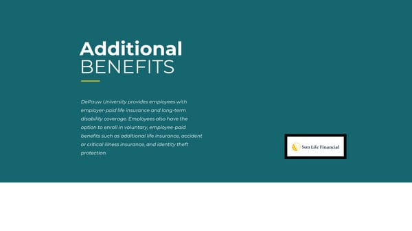 DePauw University Pre-65 Retiree Benefits Package 2026 - Page 21