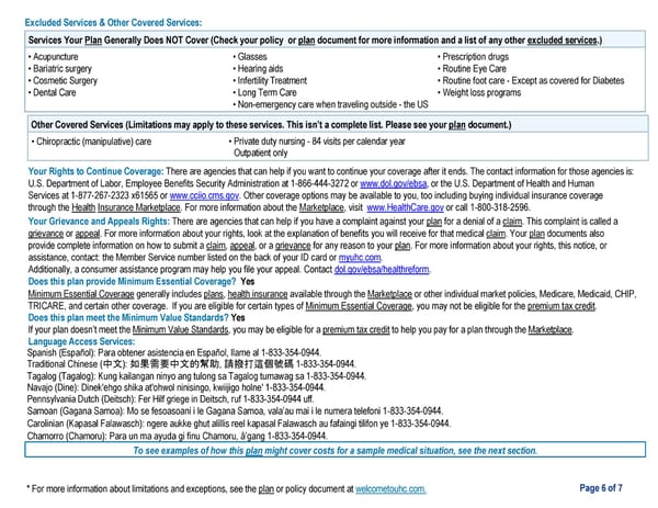 [HDHP Basic] UHC Medical Plan Summary - Page 6