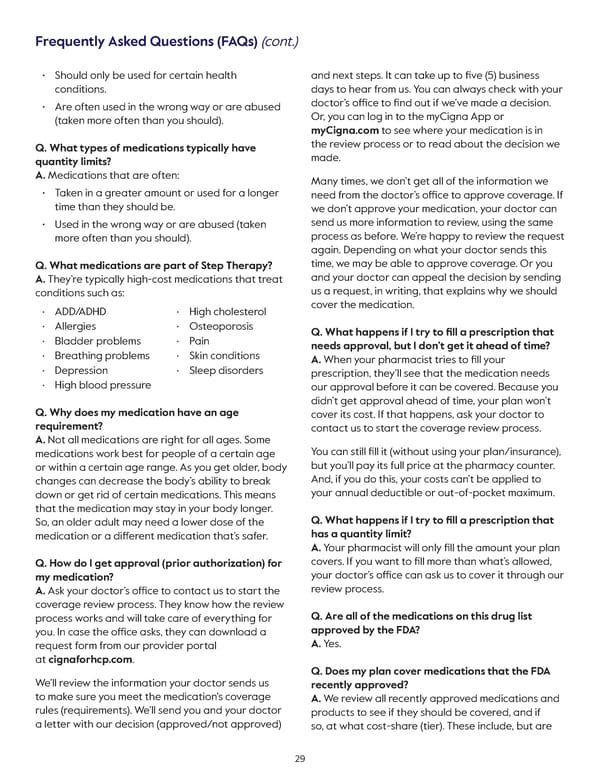 Cigna Healthcare Standard 4-Tier Prescription Drug List - Page 29