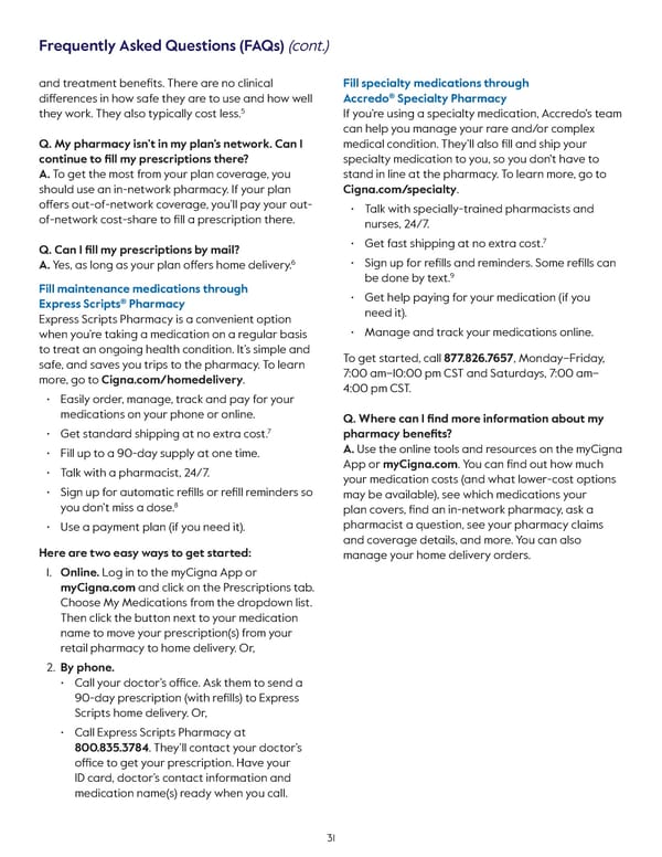 Cigna Healthcare Standard 4-Tier Prescription Drug List - Page 31