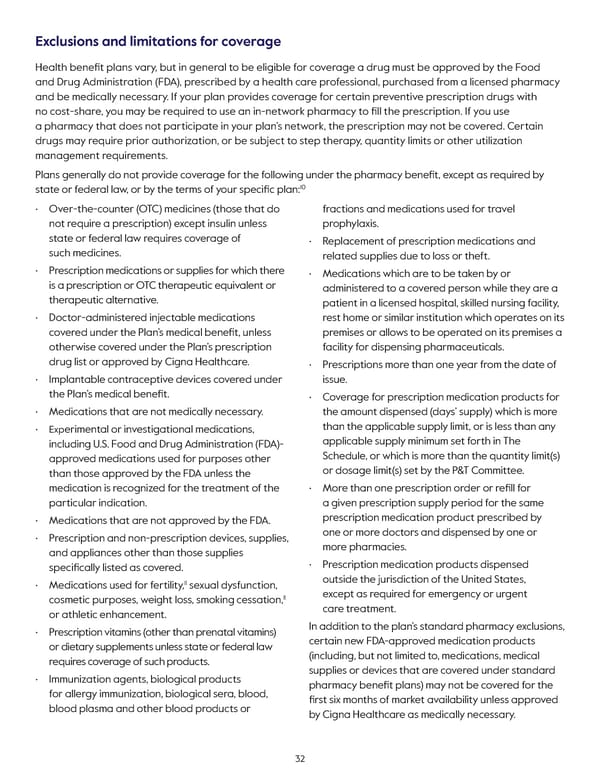 Cigna Healthcare Standard 4-Tier Prescription Drug List - Page 32