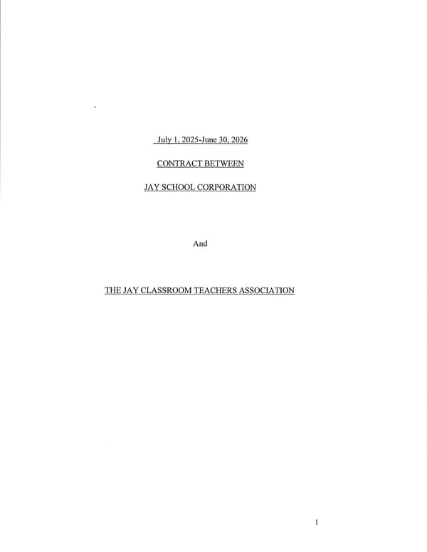 2025-2026 Teacher Contract - Page 1