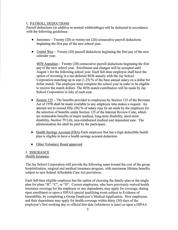 Support Staff Handbook - Page 5