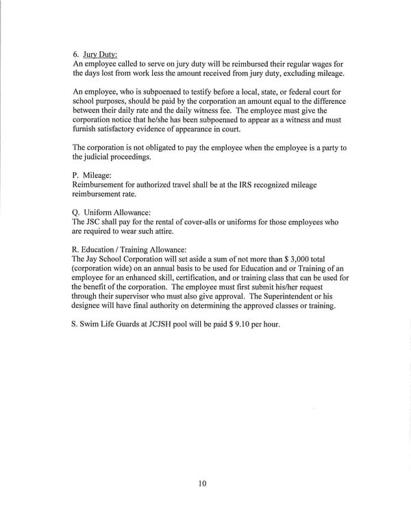 Support Staff Handbook - Page 10
