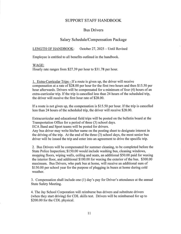 Support Staff Handbook - Page 11