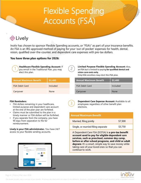 2026  Open Enrollment Employee Benefits Guide - Page 8