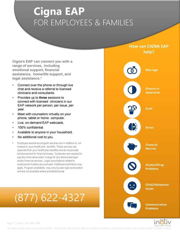 2026  Open Enrollment Employee Benefits Guide - Page 11
