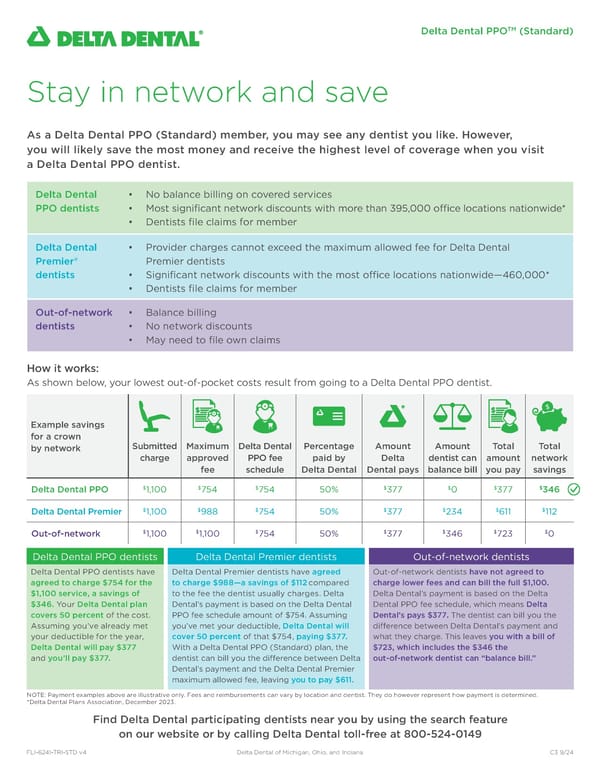 Stay in Delta Dental's network and save - Page 1