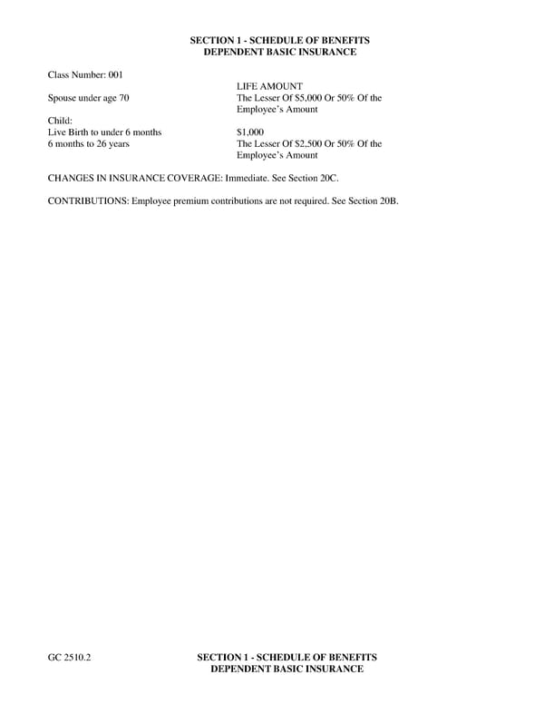 Certificate of Insurance: Class 1 - Page 6