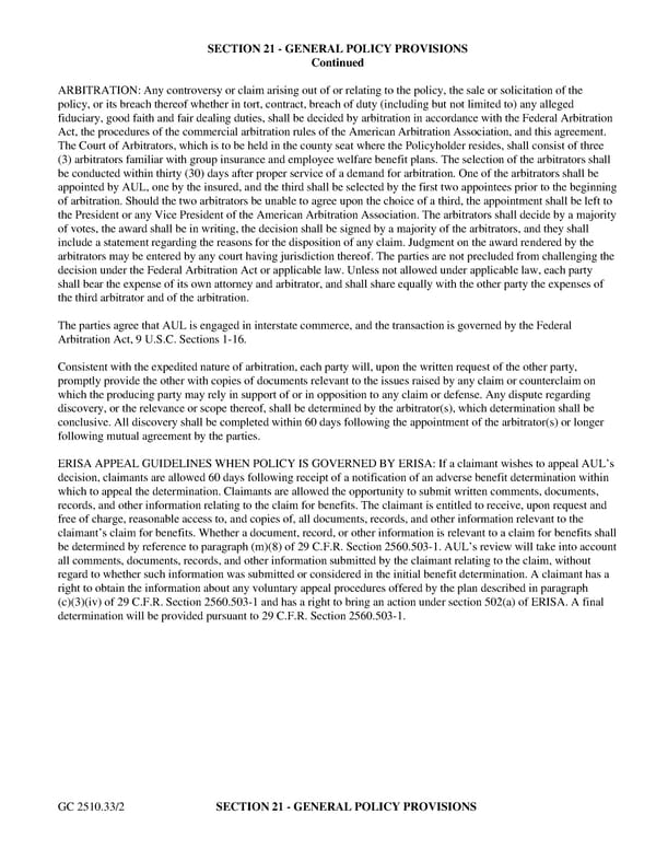 Certificate of Insurance: Class 1 - Page 48