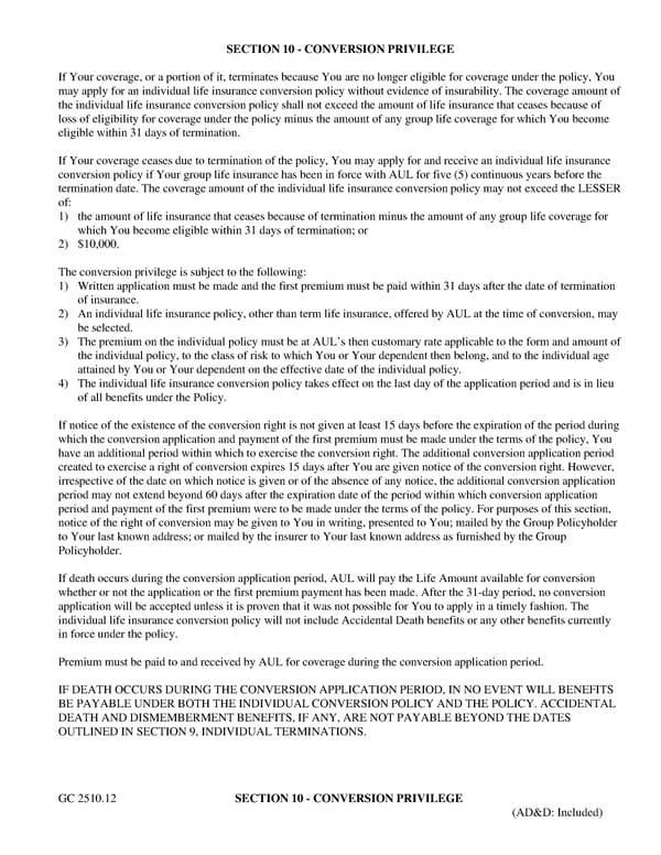 Certificate of Insurance: Class 3 - Page 20