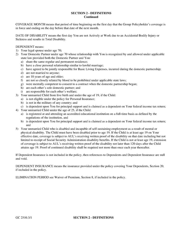 Certificate of Insurance: Class 4 - Page 6