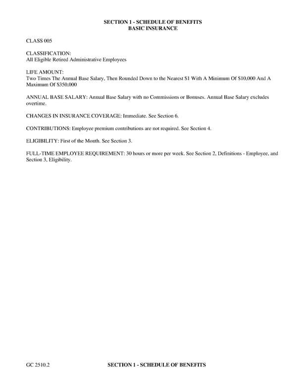 Certificate of Insurance: Class 5 - Page 3