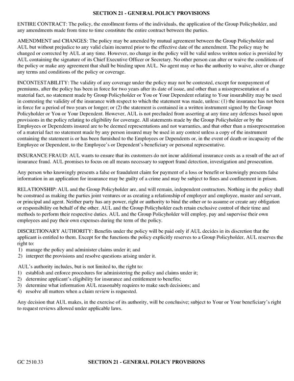 Certificate of Insurance: Class 5 - Page 19