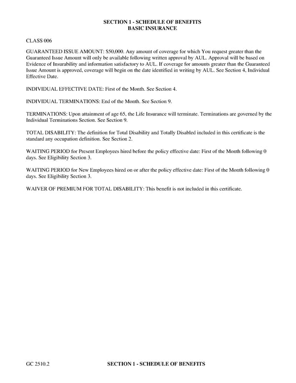 Certificate of Insurance: Class 6 - Page 4