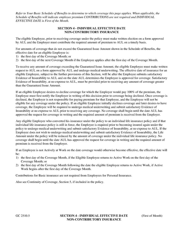 Certificate of Insurance: Class 6 - Page 11