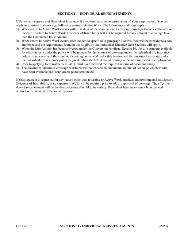 Certificate of Insurance: Class 7 - Page 21