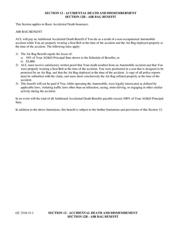 Certificate of Insurance: Class 7 - Page 29