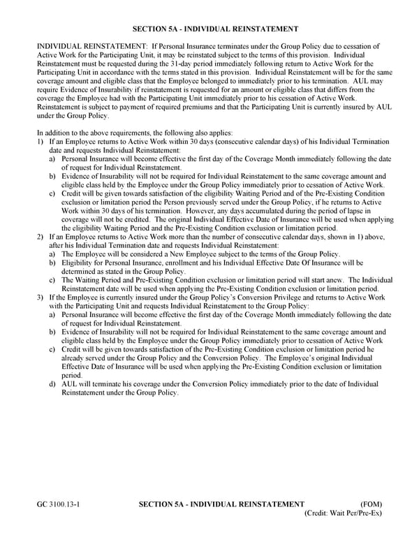 Certificate of Insurance for Group Long Term Disability Income Insurance - Page 21