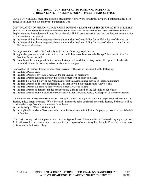 Certificate of Insurance for Group Long Term Disability Income Insurance - Page 25
