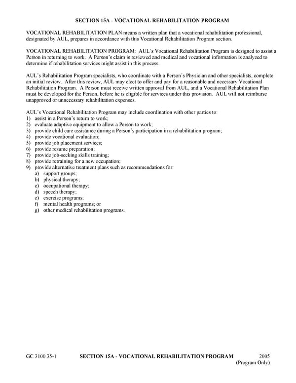 Certificate of Insurance for Group Long Term Disability Income Insurance - Page 48