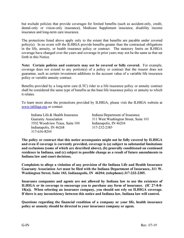 Certificate of Insurance for Group Long Term Disability Income Insurance - Page 53