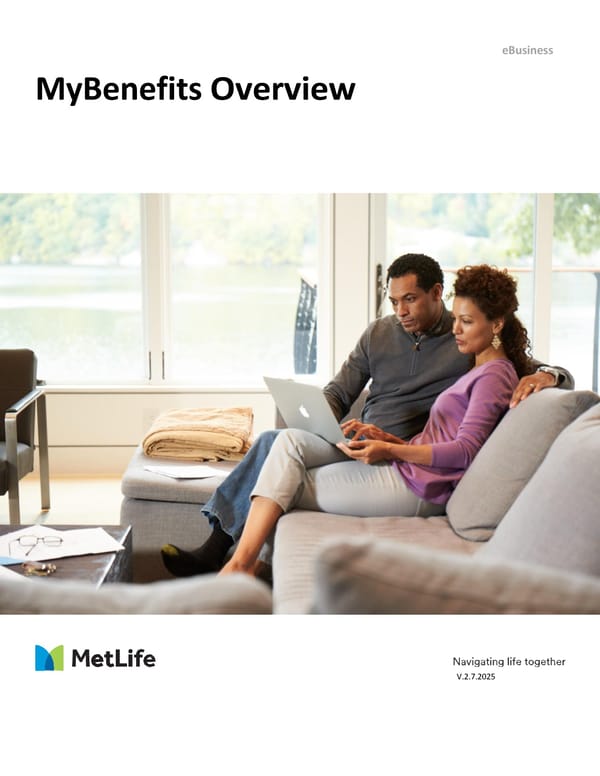 MyBenefits Overview - Page 1