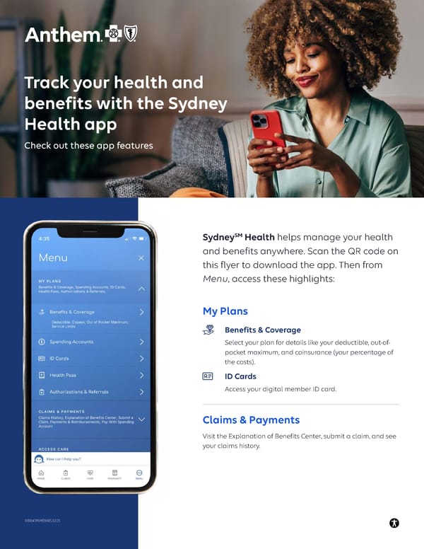 Sydney Health App Overview - Page 1