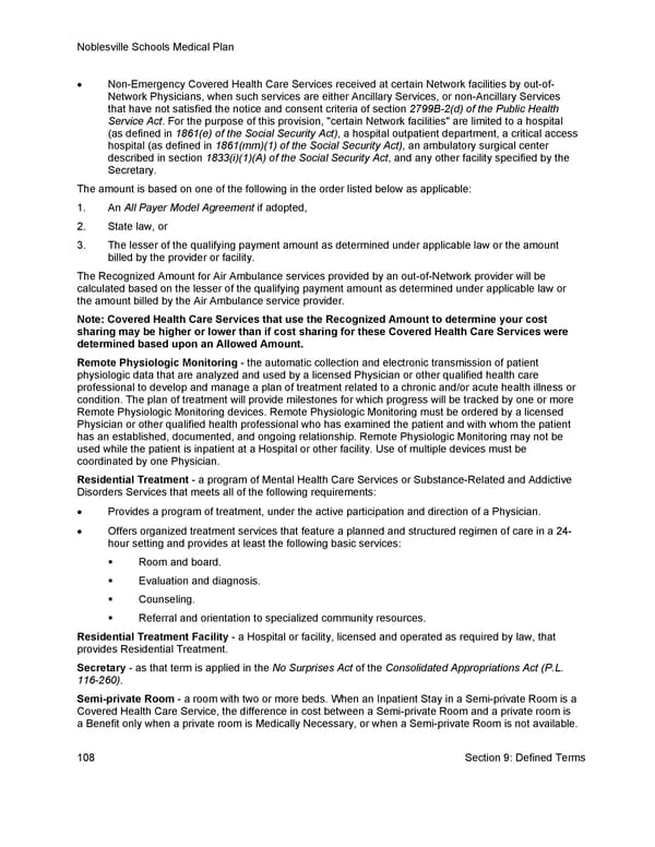 [UHC] HDHP Core - Medical Plan Summary - Page 115