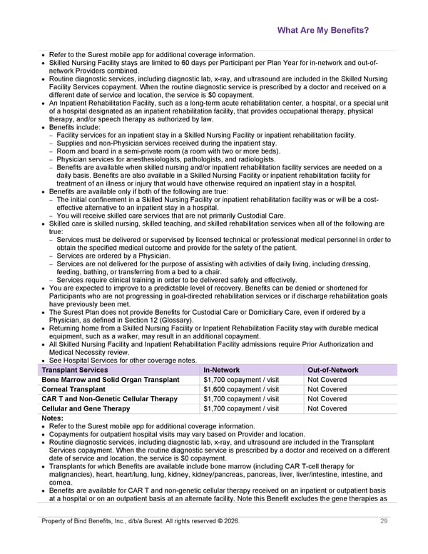 [Surest] Medical Plan Summary - Page 31