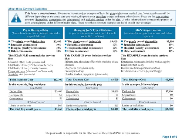 Anthem SBC Plan C - Page 5