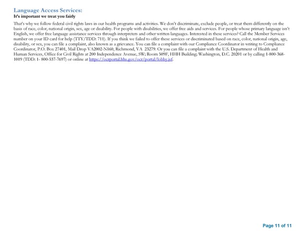 Summary of Benefits and Coverage Plan B - Page 11