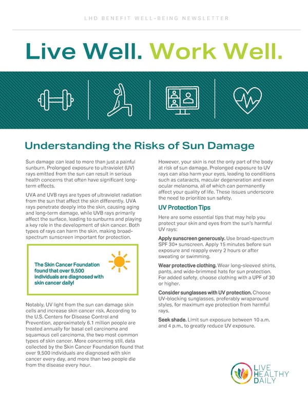 Understanding the Risks of Summer - Page 1