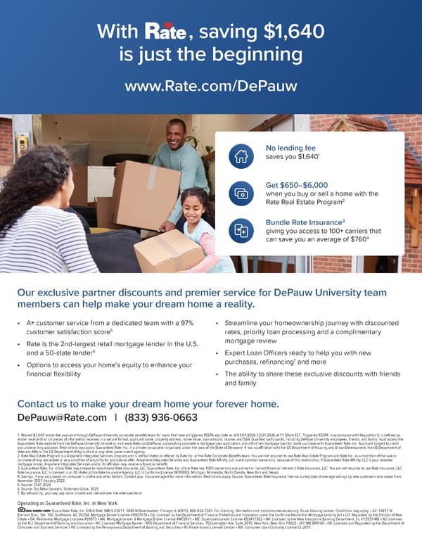 Mortgage Offers for DePauw University Members - Page 1