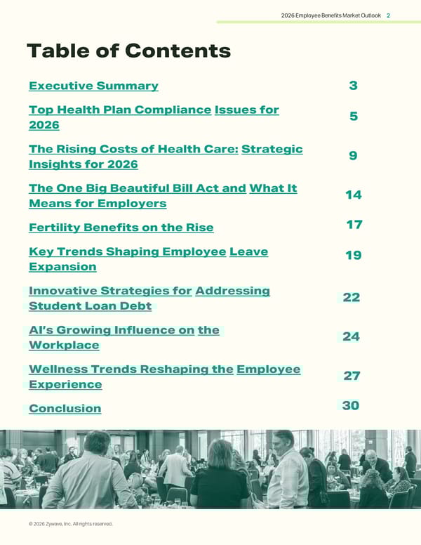 2026 Employee Benefits Market Outlook - Page 2