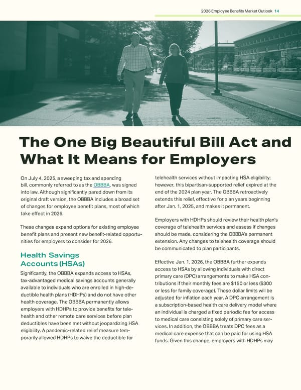 2026 Employee Benefits Market Outlook - Page 14