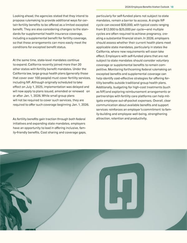2026 Employee Benefits Market Outlook - Page 18