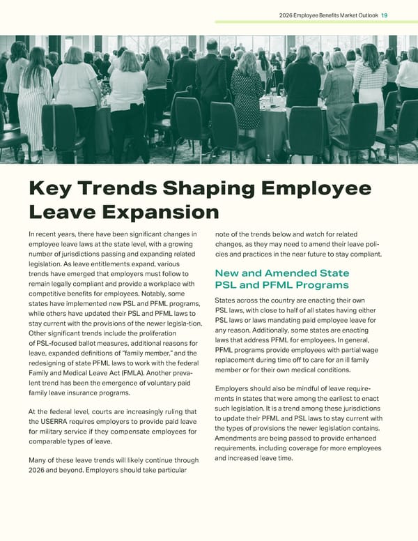 2026 Employee Benefits Market Outlook - Page 19