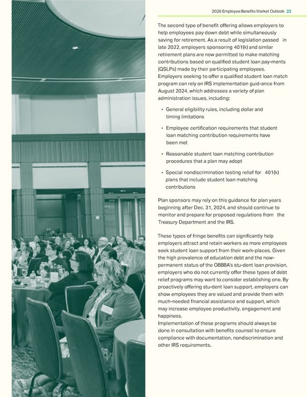 2026 Employee Benefits Market Outlook - Page 23