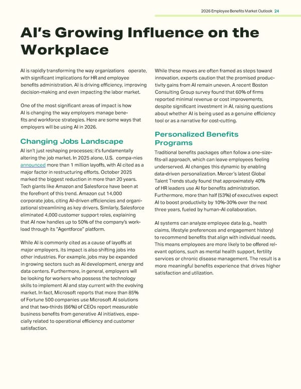 2026 Employee Benefits Market Outlook - Page 24