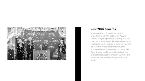 DePauw University: Your Employee Benefits Package - Page 2