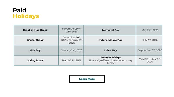 DePauw University: Your Employee Benefits Package - Page 32