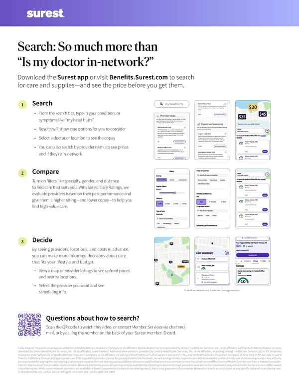 Optimizing Healthcare with Surest: A Guide to In-Network Care - Page 1