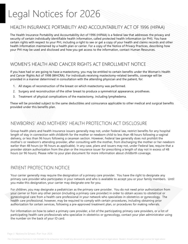 Noblesville Schools 2026 Compliance Guide - Page 3