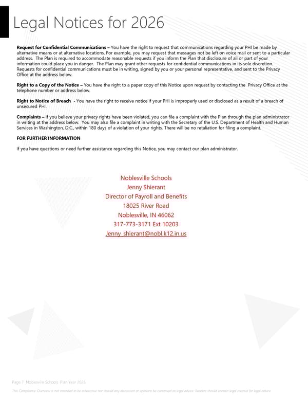 Noblesville Schools 2026 Compliance Guide - Page 7